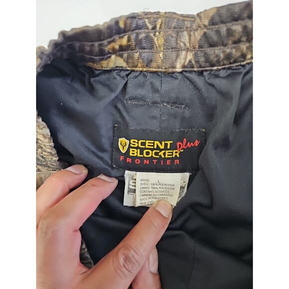 Scent Blocker Plus Insulated Men Large Woodland Camo Hunting Pants Size Large - Picture 6 of 11